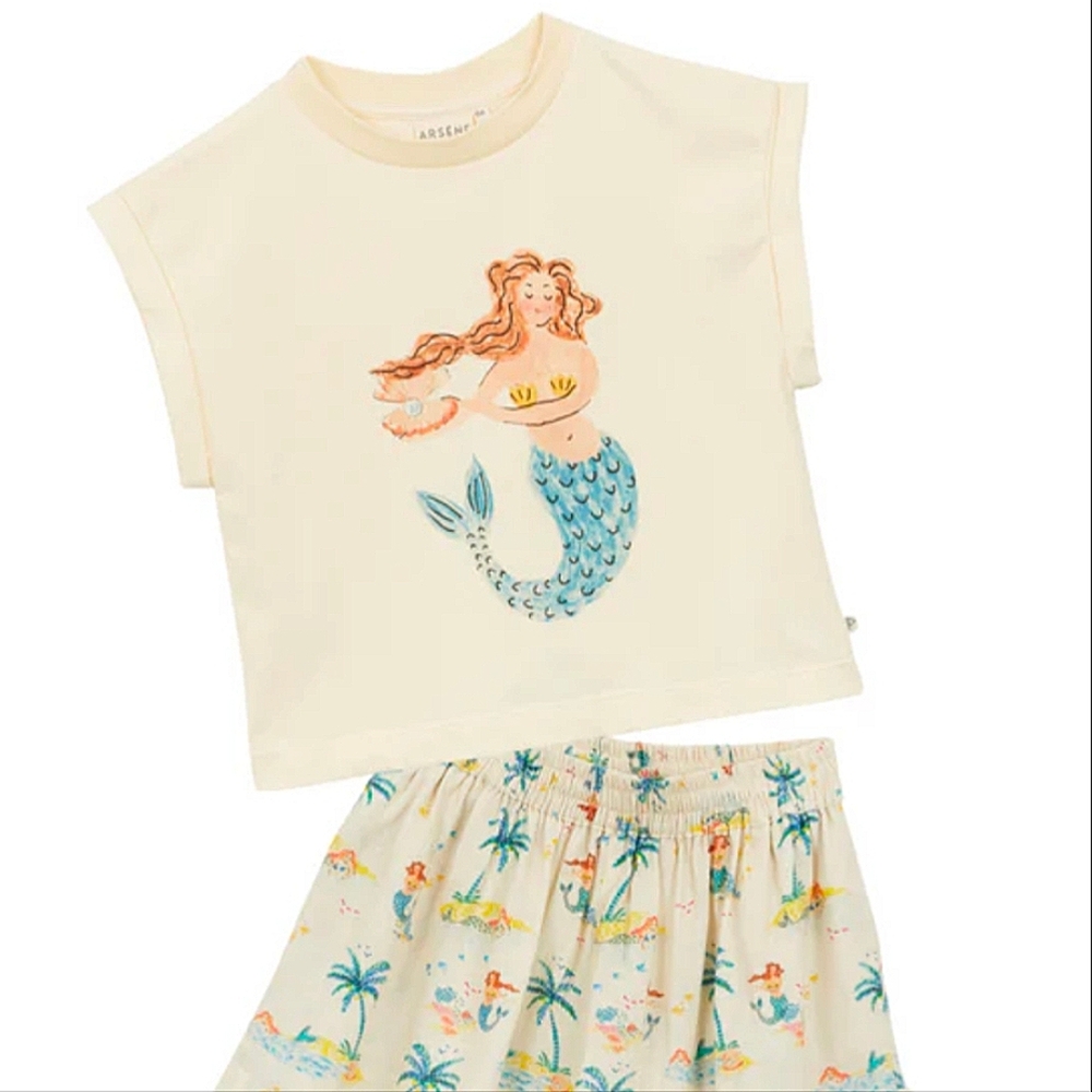 Arsène et les pipelettes France Mermaid Women's T-shirt XS Oversized